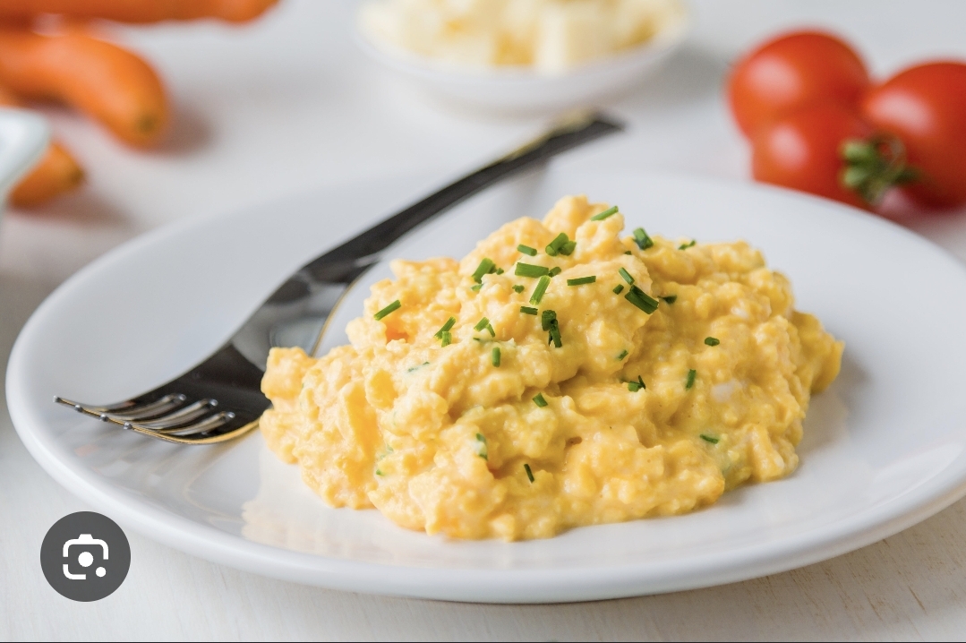 <p>Scrambled eggs</p>