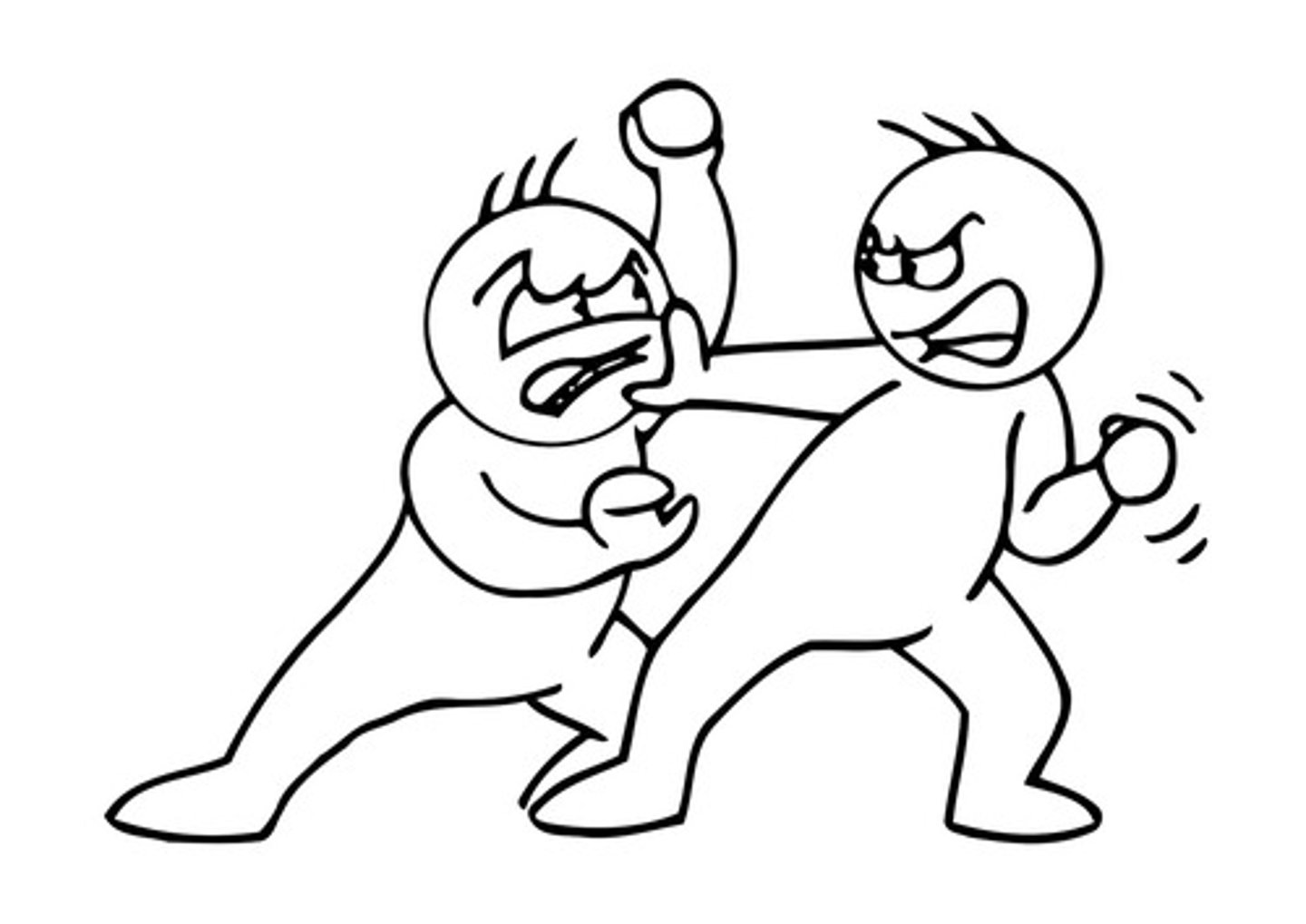 <p>to fight, to argue</p>