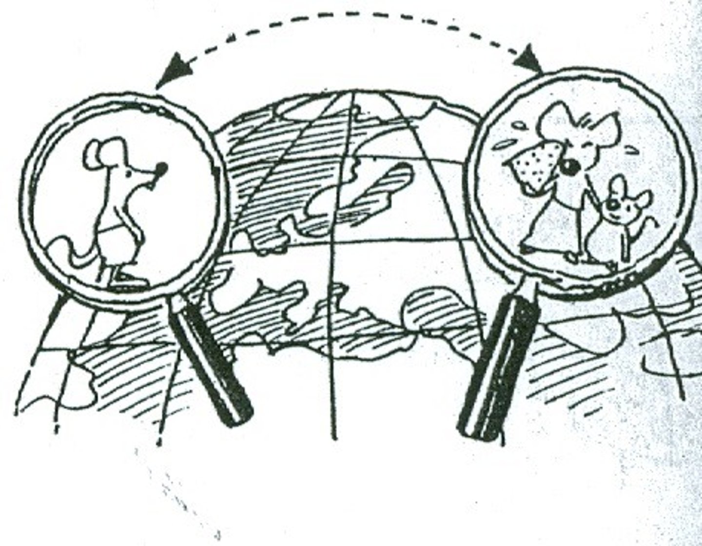 <p>far away from here</p>