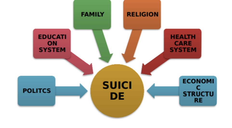 The concept of suicide, and how it is caused.
