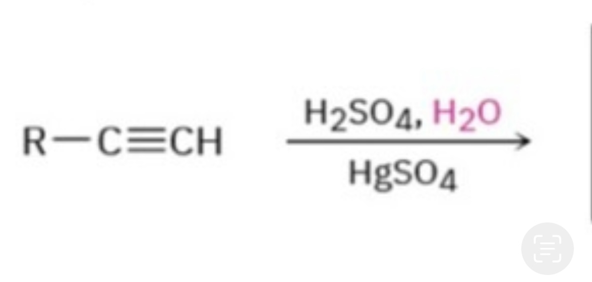 <p>Mercurate sulfate catalyzed</p>
