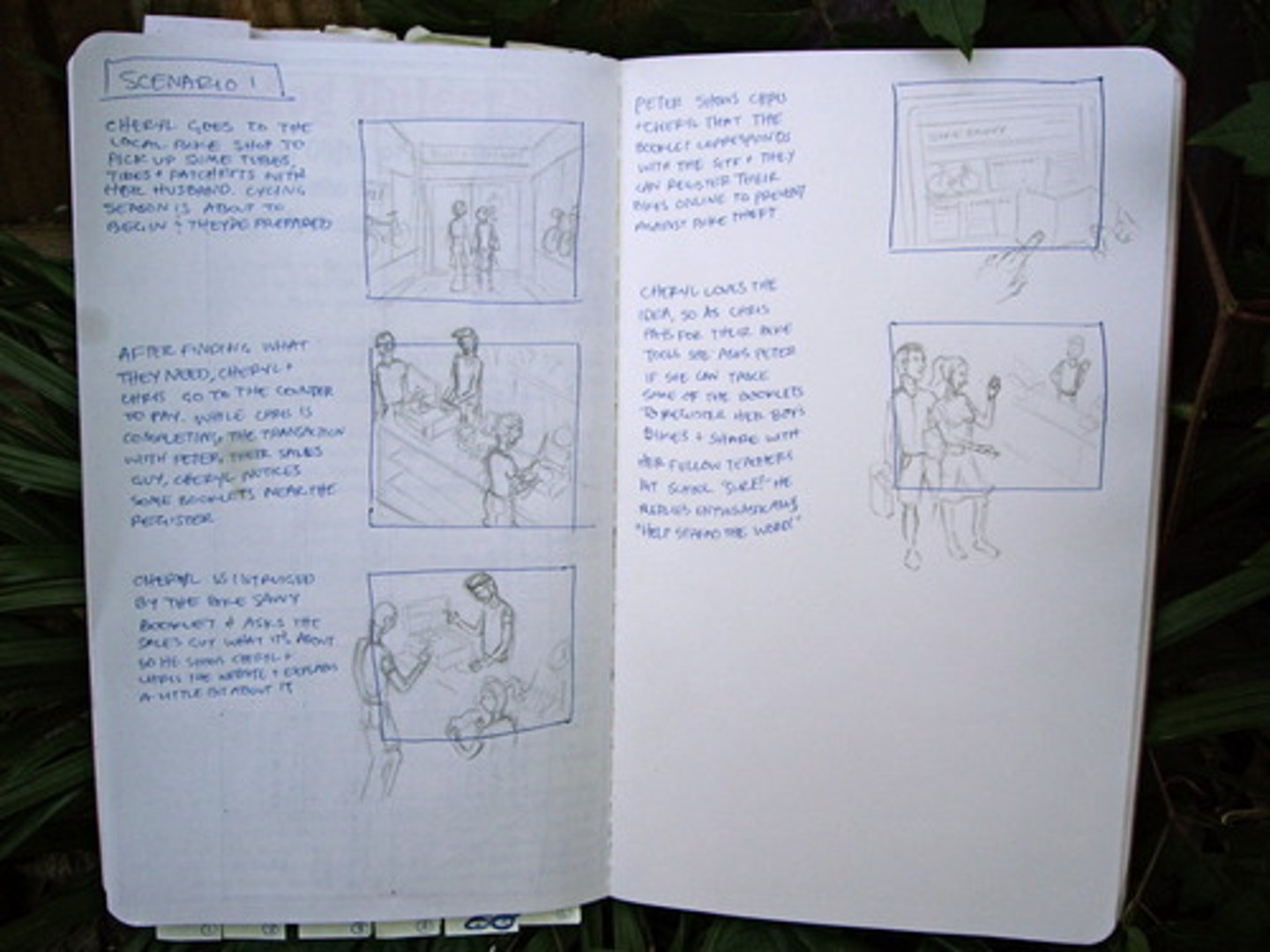 <p>situation, sequence of events</p><p>(사건의) 시나리오</p>