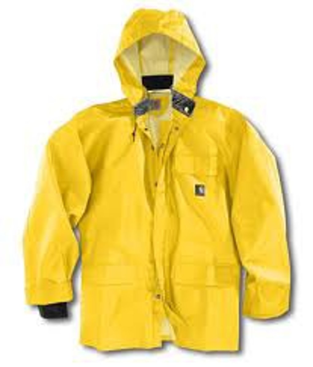 <p>raincoat</p>