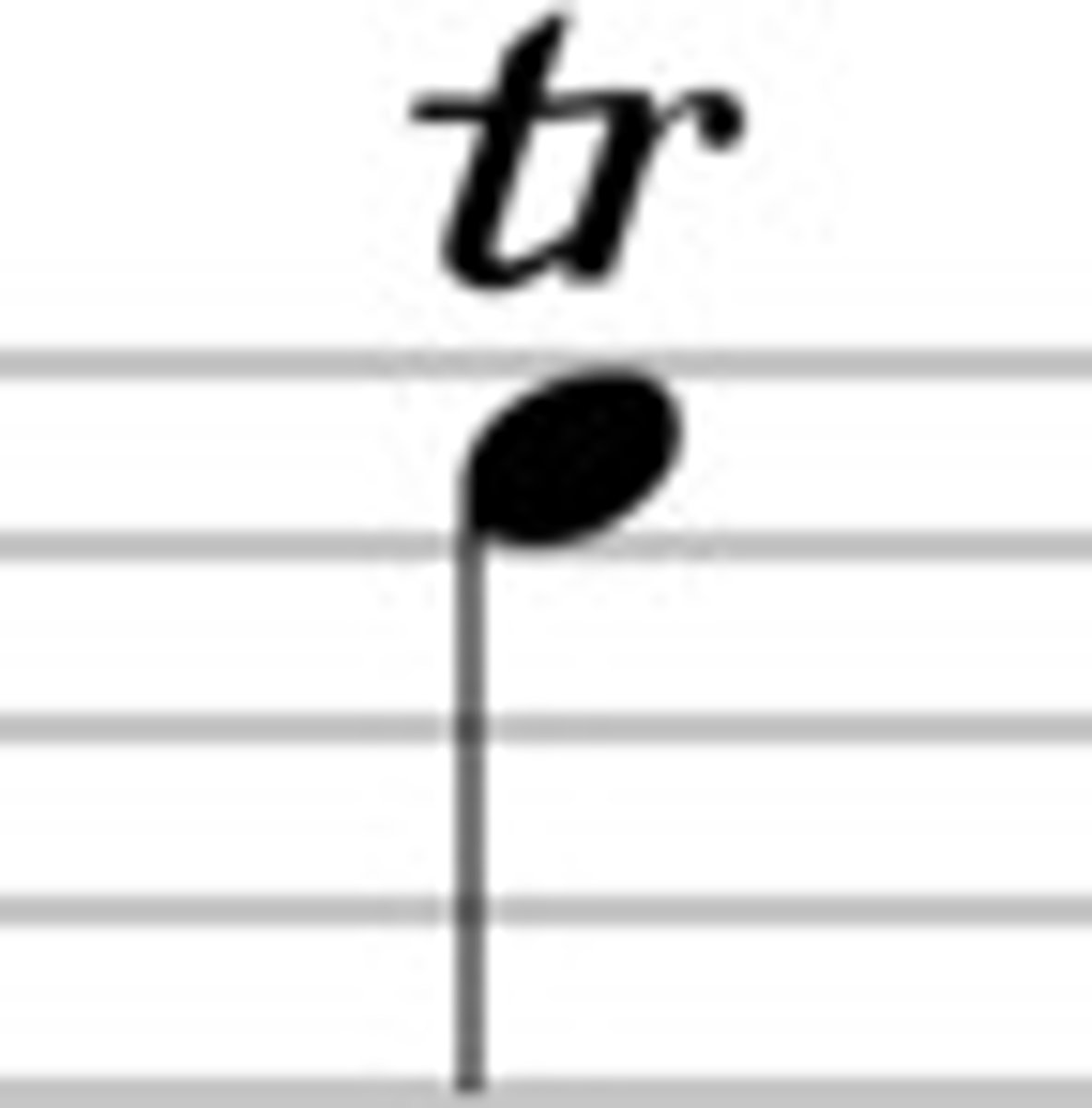 <p>A quavering or vibratory sound, especially a rapid alternation of sung or played notes</p>