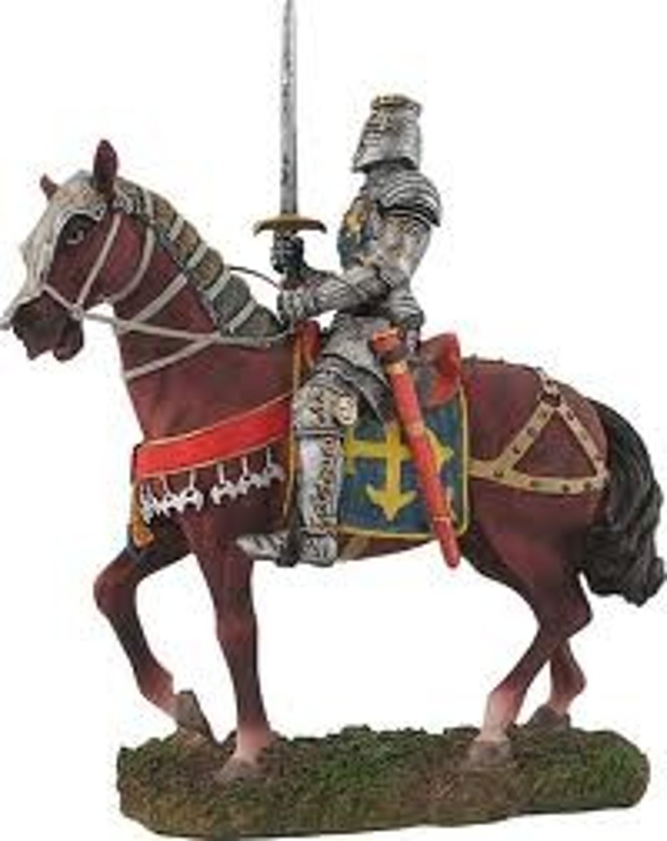<p>warriors who fought on horseback</p>