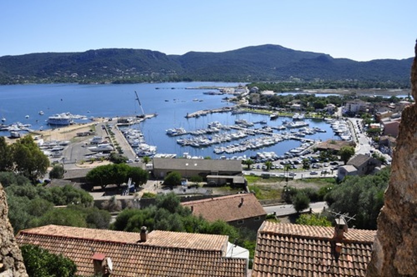 <p>view of (over)</p>