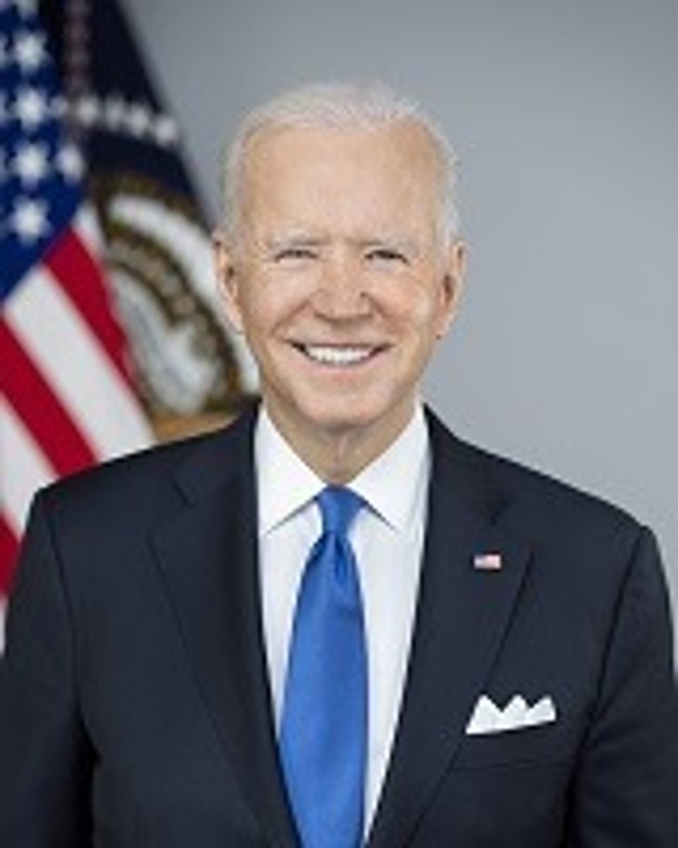 <p>46th U.S. President. 2021-2025. Democrat</p>