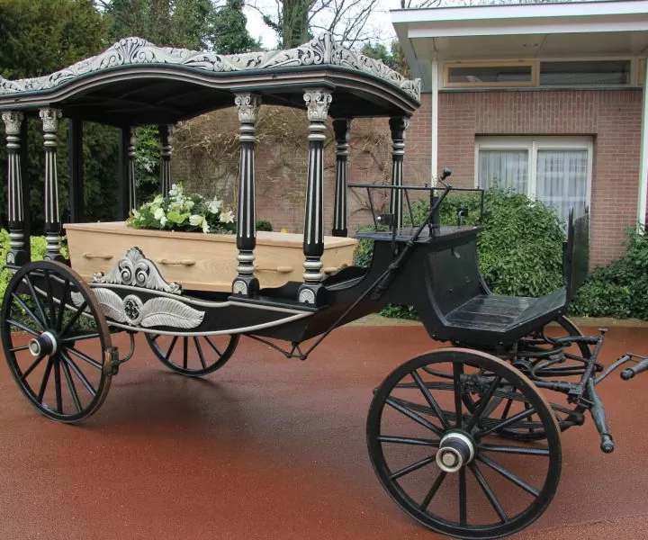 a funeral carriage