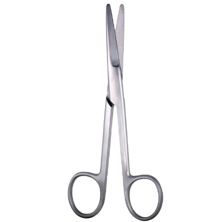 <p>___________ are used when cutting large muscle masses, cartilage, or any other non delicate tissue. Blades are thick and approximately 1/3 of instruments length</p>