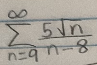 <p>Determine if the series is convergent or divergent. If the series converges, find its sum (if it’s a geometric or telescoping series)</p>