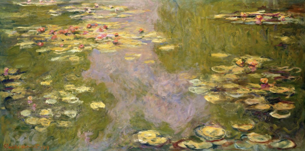 <p>Water Lilies, Claude Monet 1919</p>