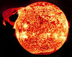 <p>Arcs of gases can shoot tens of thousands of miles from the Sun’s surface PROMINENCES bounce &amp; walk along the Surface</p>