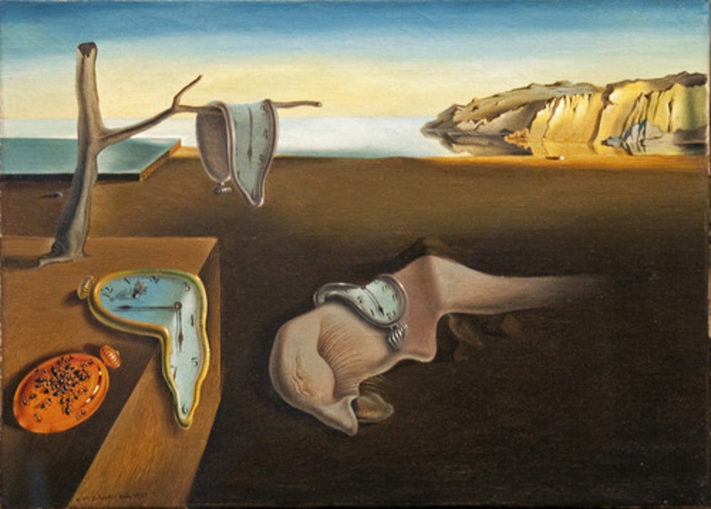 <p>A famous painting by Salvador Dalí representing time and memory.</p>