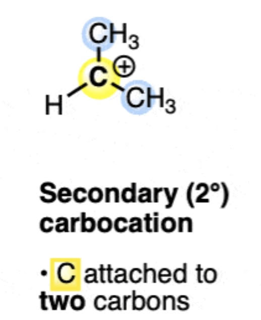 <p>Secondary carbocation</p>