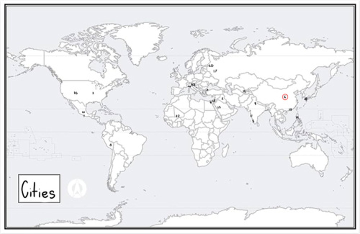 <p>What is #6? (cities)</p>
