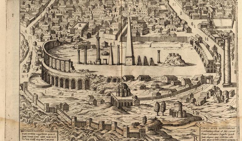 <p>Greek stadium designed for horse racing and especially chariot racing.</p>