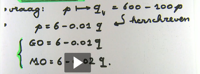 <ul><li><p>p=6-0.01q</p></li><li><p>GO=6-0.01q</p></li><li><p>MO=6-0.02q</p></li></ul><p></p>