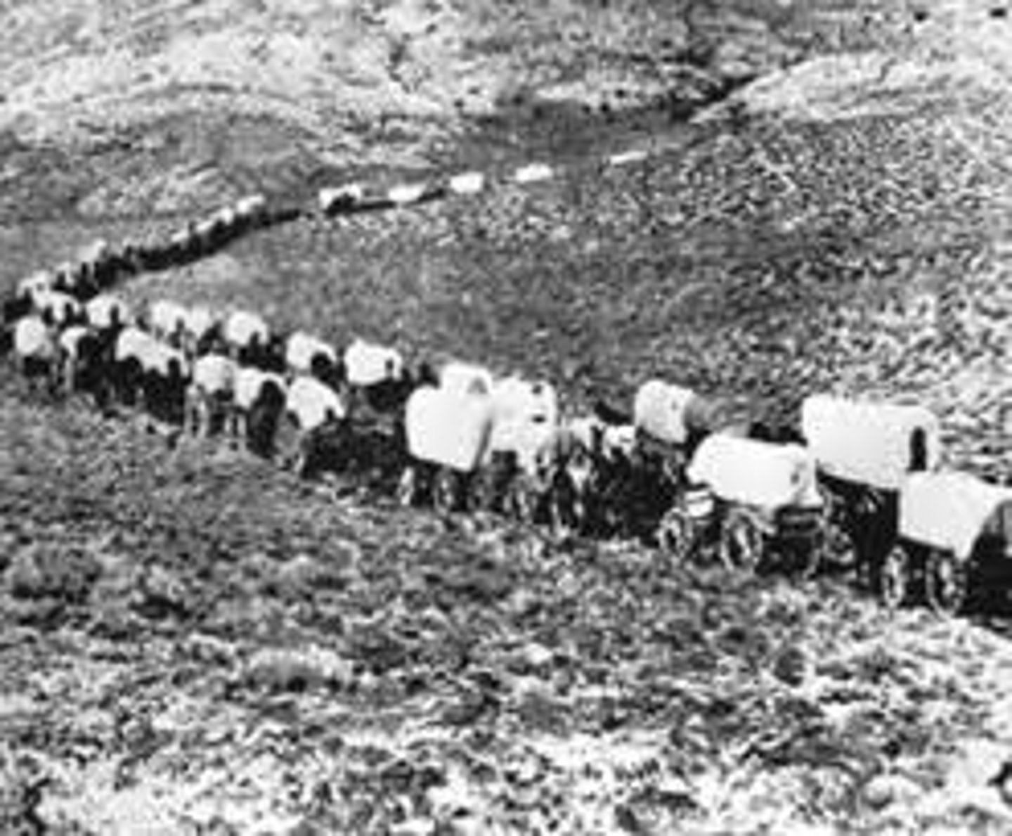 <p>The route from Missouri to Oregon that was used by many pioneers during the 1840's.</p>