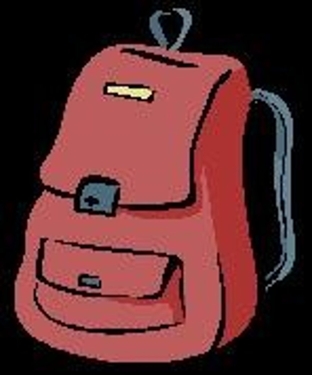 <p>a bag carried by a strap on your back or shoulder</p>