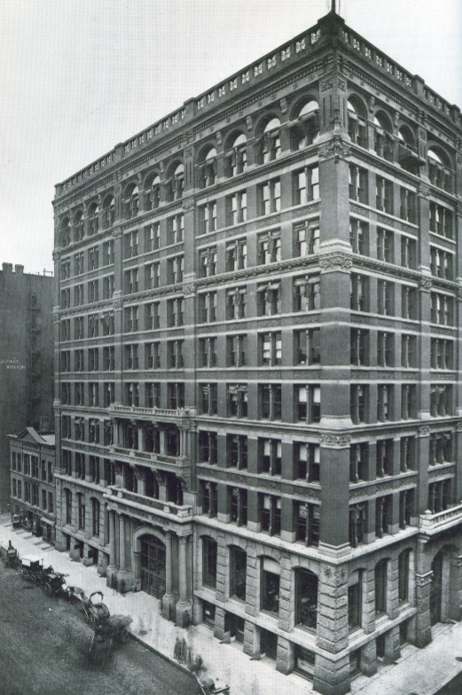<p>(a) Home Insurance Building</p><p>(b) William Le Baron Jenney</p><p>(c) Chicago</p><p>(d) 1880s</p><p>(e) Andrew Carnegie</p>