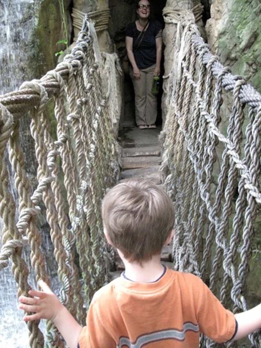 <p>doing something in a way that shows you're not sure or a little nervous about it.</p>