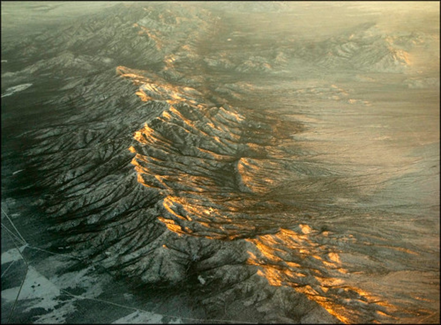 <p>A row of connected mountains</p>