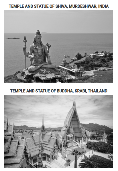 <p><span><span>The temples shown in the images, combined with the surrounding scenic physical landscape, have become centers of pilgrimage and tourism. These factors combine to result in enhanced religious expression and local</span></span></p>