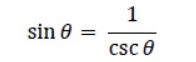 <p>Reciprocal Identities</p>