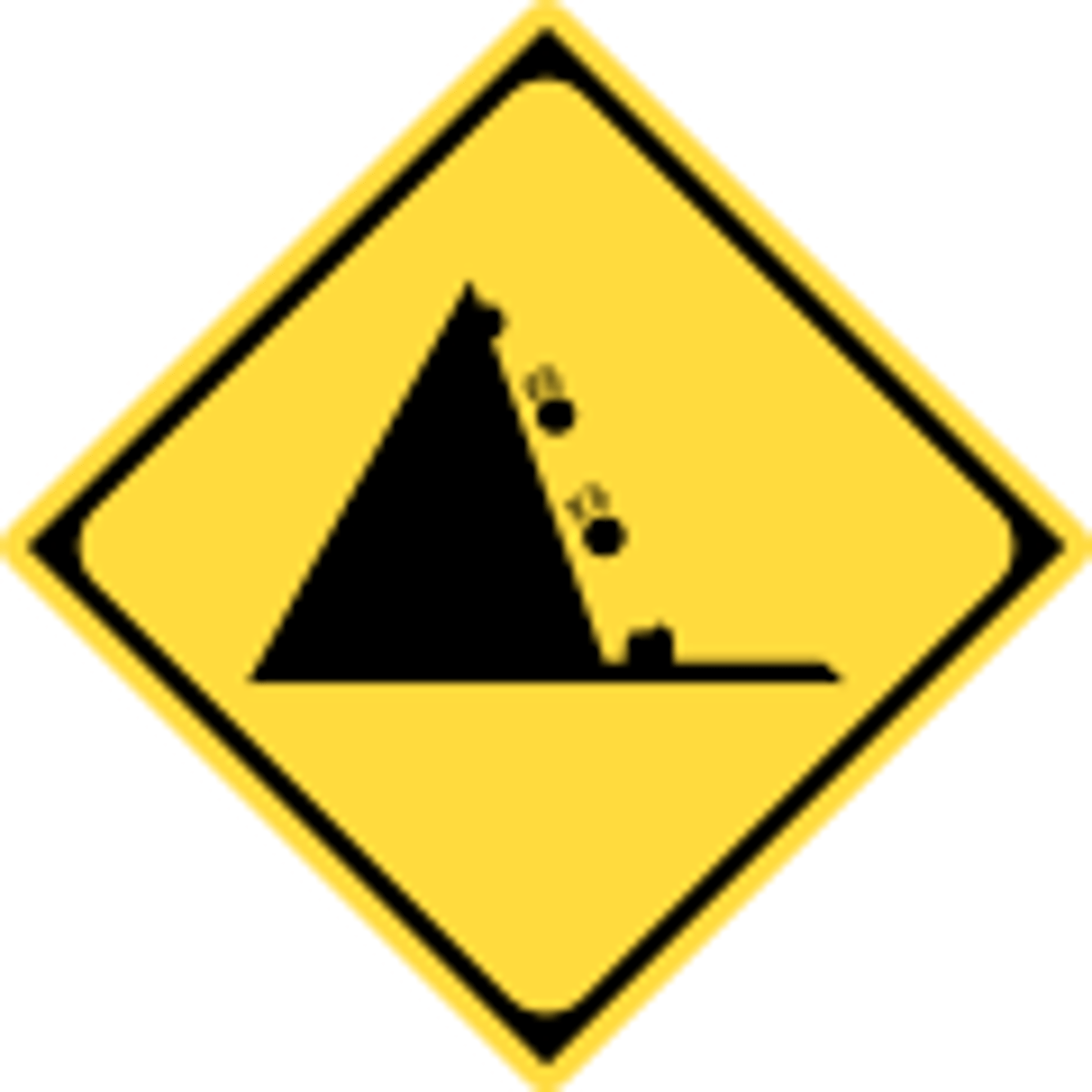<p>Rocks falling</p>