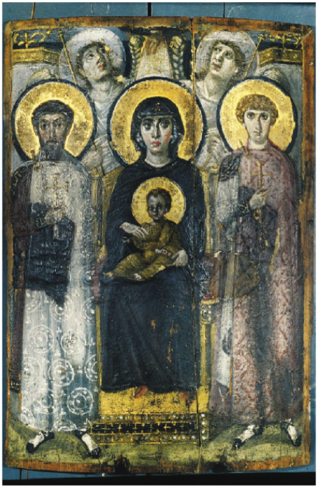 <p>(Unit 3 Chapter 9: Byzantine (c. 330 CE - 1453 CE)) Name this piece!</p>