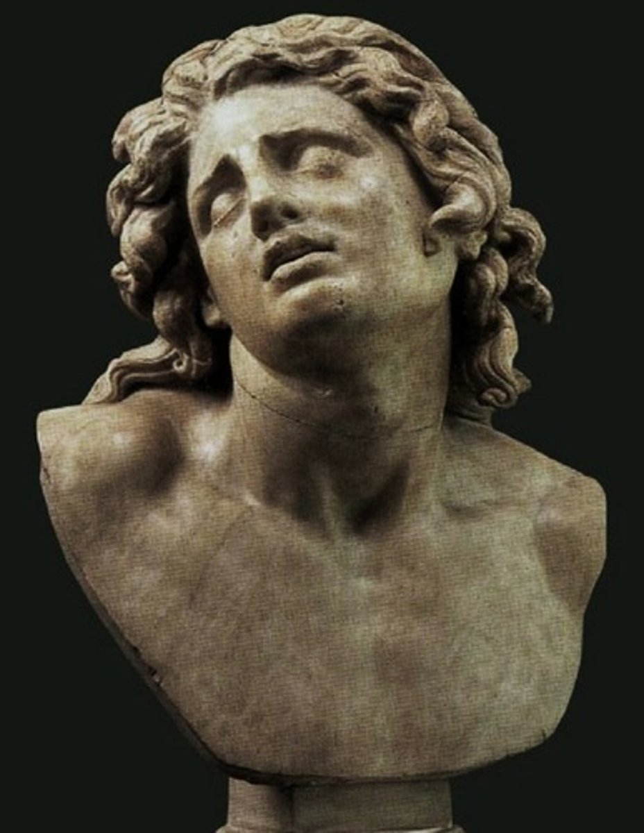 <p>Hellenistic- passionate staute depicted by facial expression and emption</p>
