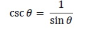 <p>Reciprocal Identities</p>