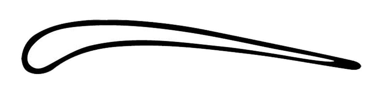 <p>Minimize<strong> ⇣ Drag </strong>&amp; Delay <strong>Compressibility</strong>, Require Wings to be;</p><ul><li><p><strong>Thin</strong> (little camber)</p></li><li><p><strong>Swept-back</strong></p></li></ul><p></p>