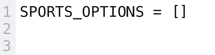 <p>The convention in Python is to fully capitalise the name of the variable and use underscores for spaces to signify that the variable is to be treated as a <strong>constant</strong> (can’t be changed). This may also solely signify a Global Variable.</p>