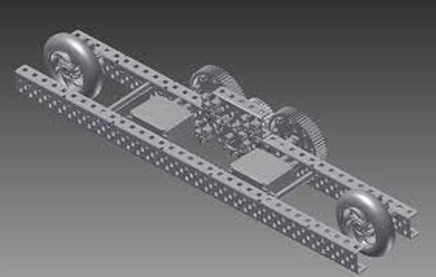 <p>A group of gears that turn together to transmit motion from one point to another on the robot, often providing mechanical advantage along the way.</p>