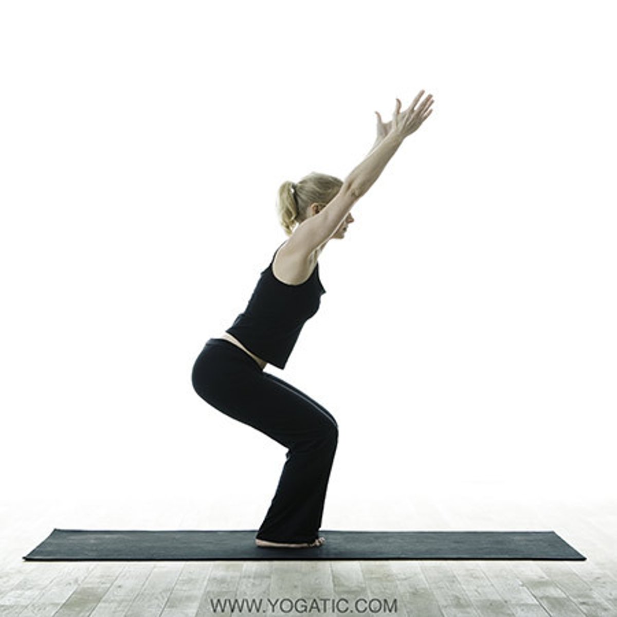 <p>Chair pose</p>