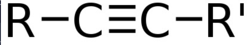 <p>carbon to carbon triple bond (class)</p>