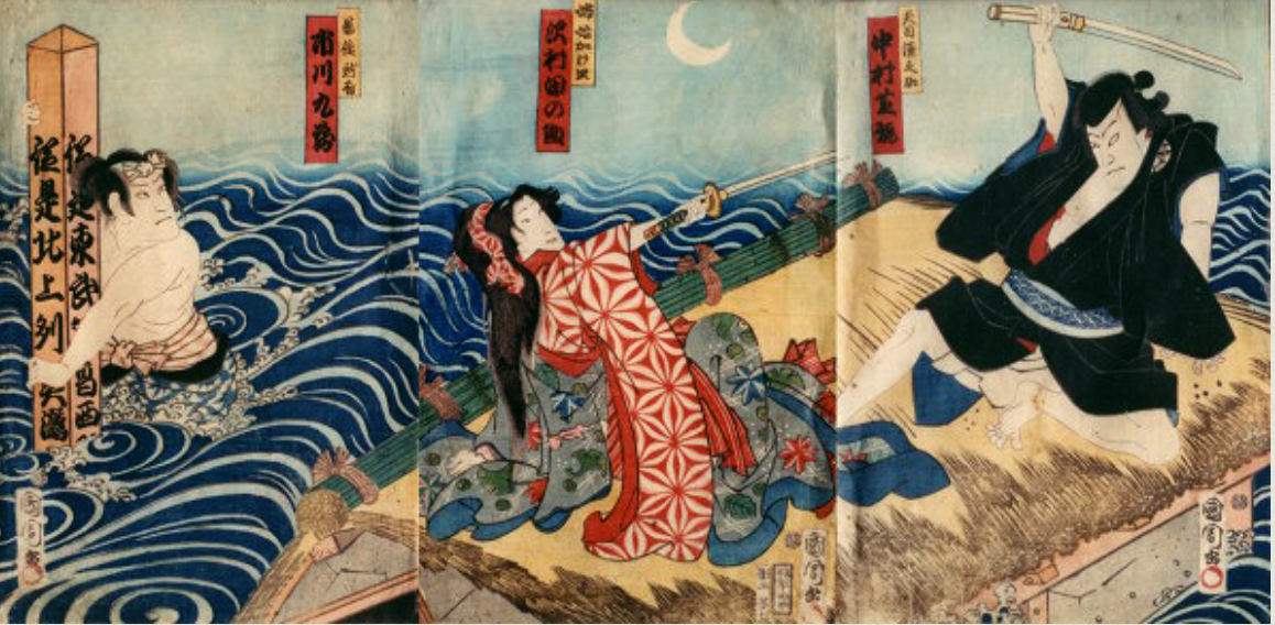 Key activities:

* Ceremonial greeting of actors at the beginning of the theatre season
* Clapping (teuchi) during performances
* Gift giving to actors and donation of items to theatres (banners, furniture, fish, etc)
* Collection of items associated with actors
  Creation of poems (haiku etc) and books in praise of actors. Some of these were humorous
  Further activities included:
* Gathering in tea houses associated with fandom for particular actors
* Collecting banzuke: promotional materials that recorded past performances and advertised future ones
* Creation of theatre and actor scrapbooks: "not private collections, but created with the cooperation of many different individuals"
* surimono: “woodblock prints designed and produced for special \n occasions and not for sale”