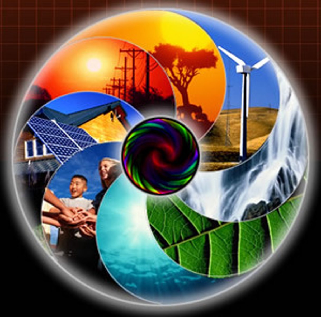 <p>Hydroelectricity, geothermal power, wind power, solar power &amp; bio fuels.</p>