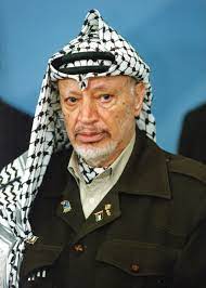 Leader of the PLO (Palestine Leadership Organization) and becomes the first PM of the PNA (Palasteinian National Authority) 