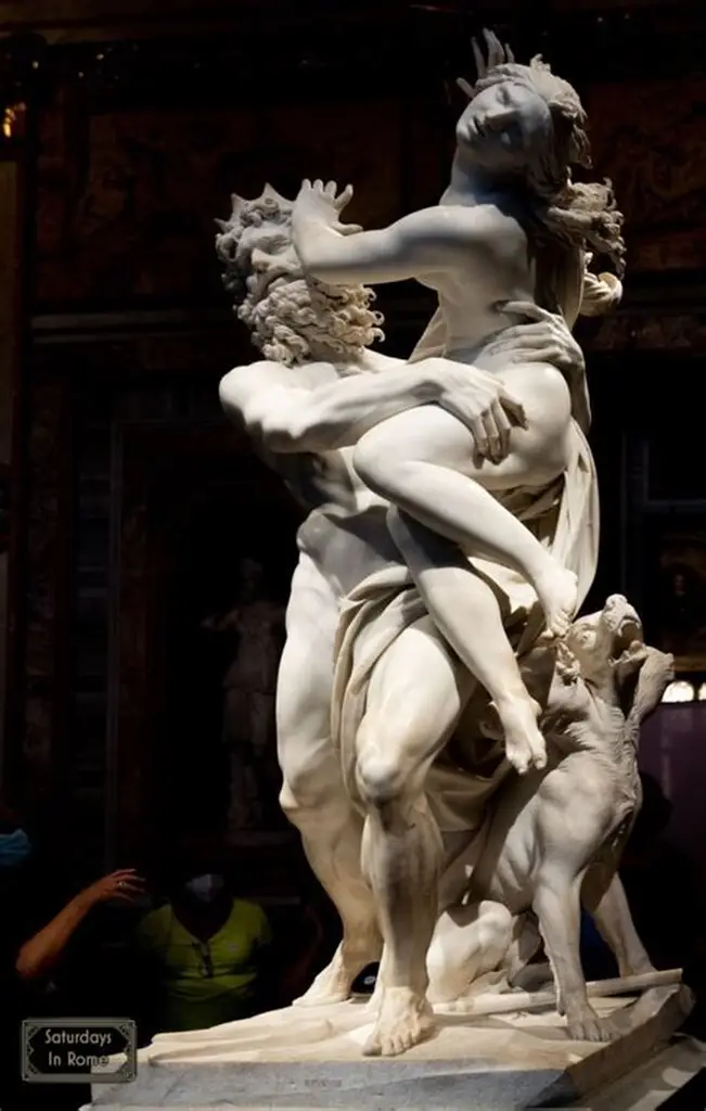 <p>How does Bernini convey violence and emotion in this sculpture?</p>