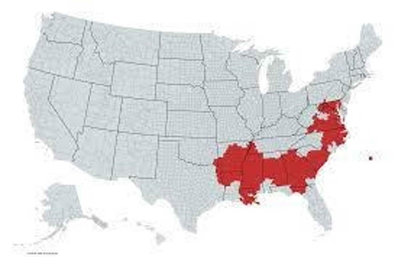 <p>A region in the South known for its black soil, which was ideal for growing cotton.</p>