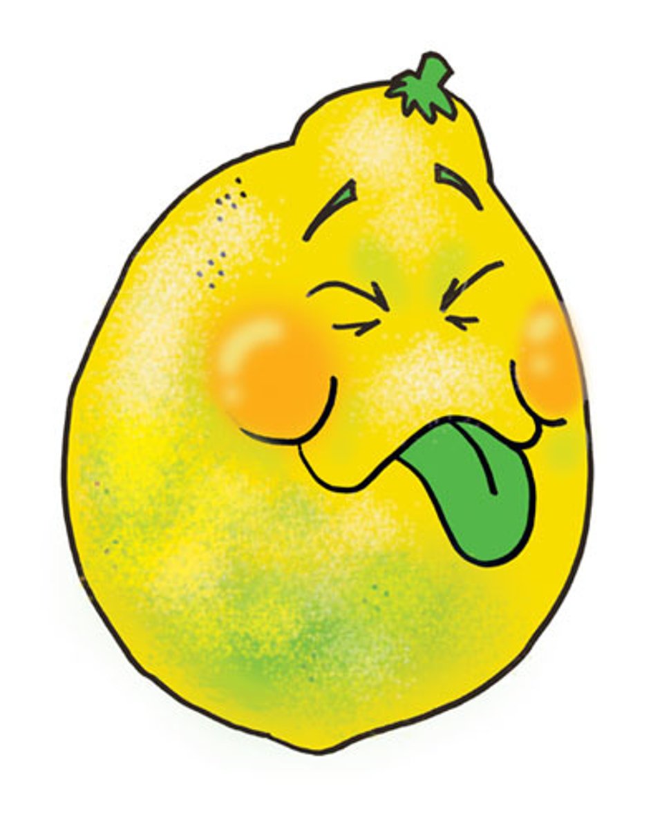 <p>sour, acid</p>