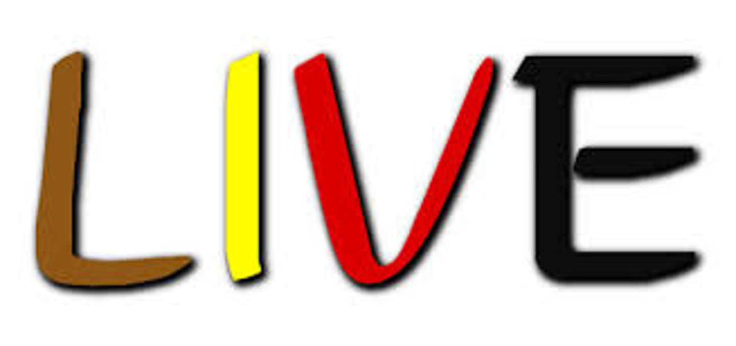 <p>live (on TV)</p>