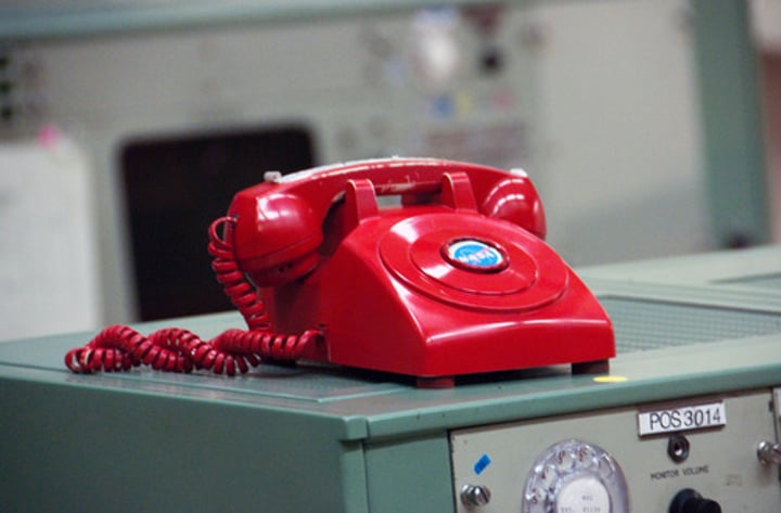 <p>Direct telephone line between the White House and the Kremlin set up after the Cuban missile crisis. Linked Kennedy and Kruschev at the time. Used to connect leaders in times of need.</p>