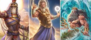 <p>The belief in many gods or deities </p>