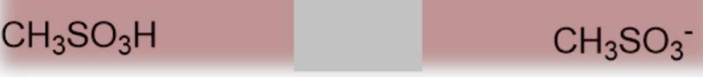<p>Methanesulfonic Acid, Mesylate ion</p>