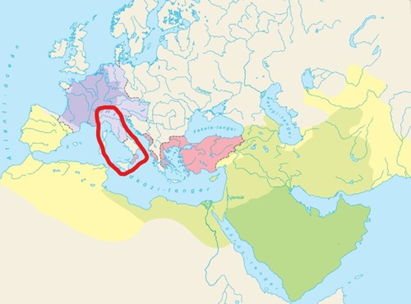 <p>Az Appennini-félsziget egészét, vagyis a történelmi ... először Julius Caesar vonta ... néven egységes közigazgatás alá. ... nem számított a tartományok (provinciák) közé, hanem különleges jogállású régiók alkották.</p>