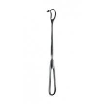 Retracting soft tissue like the thyroid (Goiter retractor)