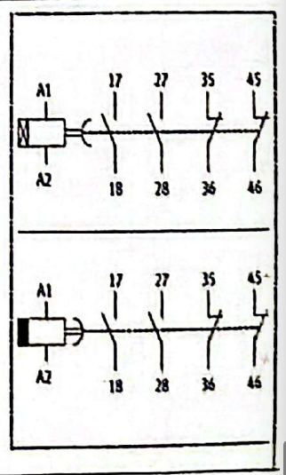 <p>Time relay, two-fold</p>